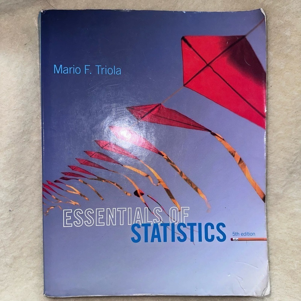 Essentials Of Statistics 5th Edition Textbook Mario Triola Pearson